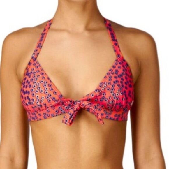 NWT French Connection Starry Night Triangle Bikini Top Size Medium - Picture 2 of 7